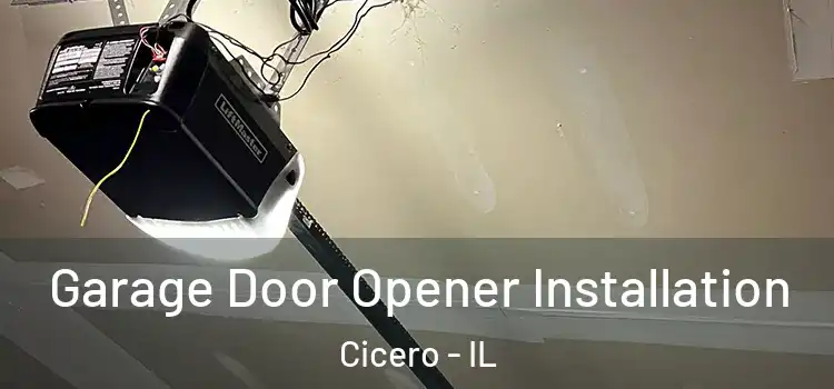  Garage Door Opener Installation Cicero - IL